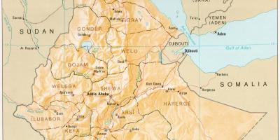 הבכור אתיופי מפה